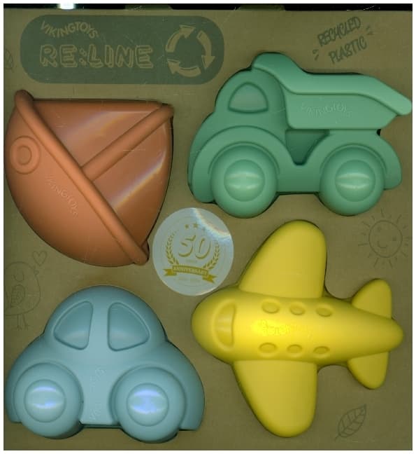 Viking Toys - Sandformen Fahrzeuge 4teilig auf Karte