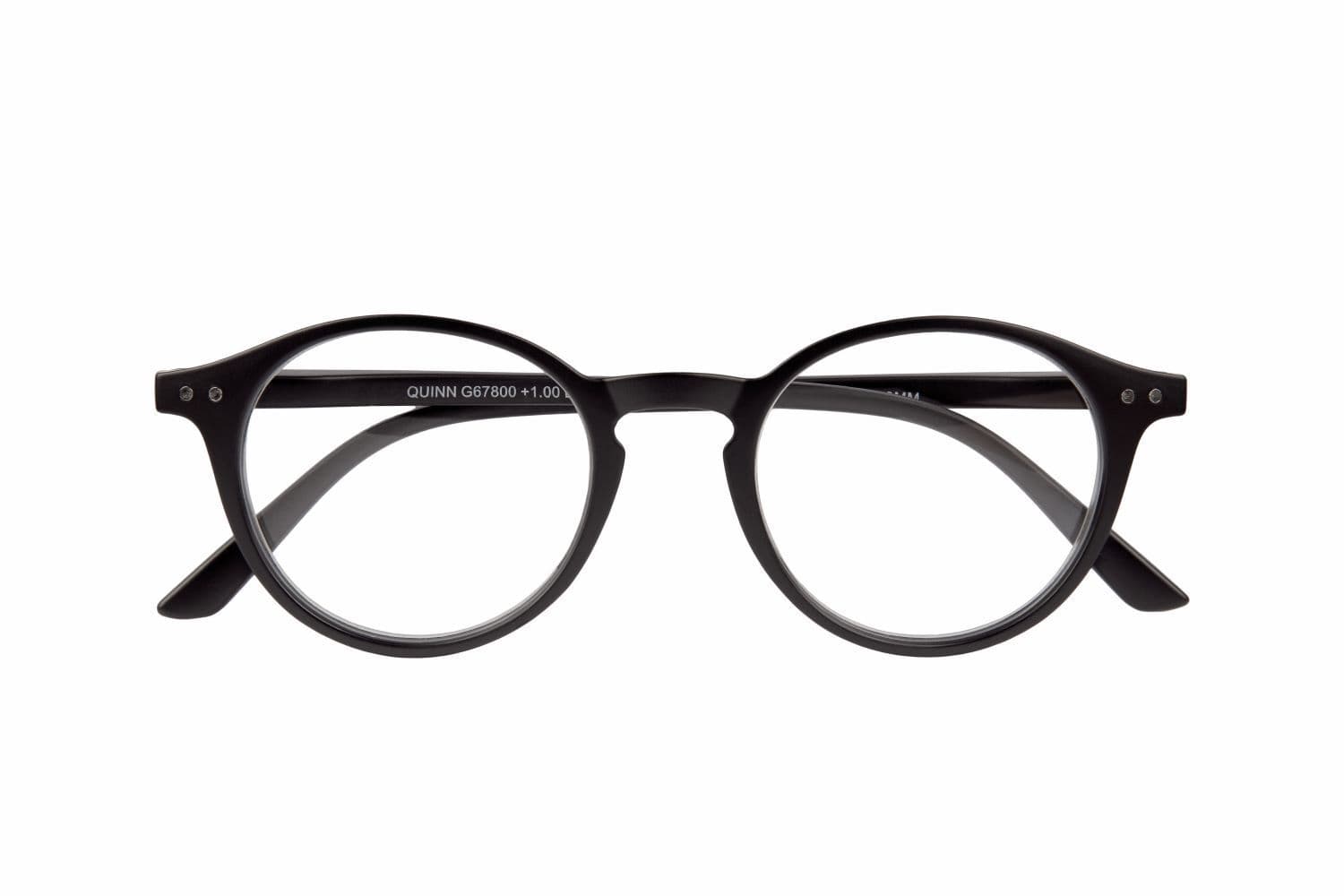 Lesebrille QUINN, schwarz, +1.00 dpt