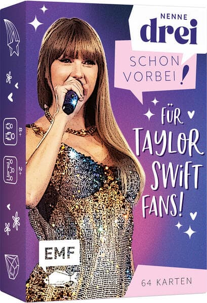 Kartenspiel: Nenne drei - schon vorbei! ... für Taylor Swift-Fans!