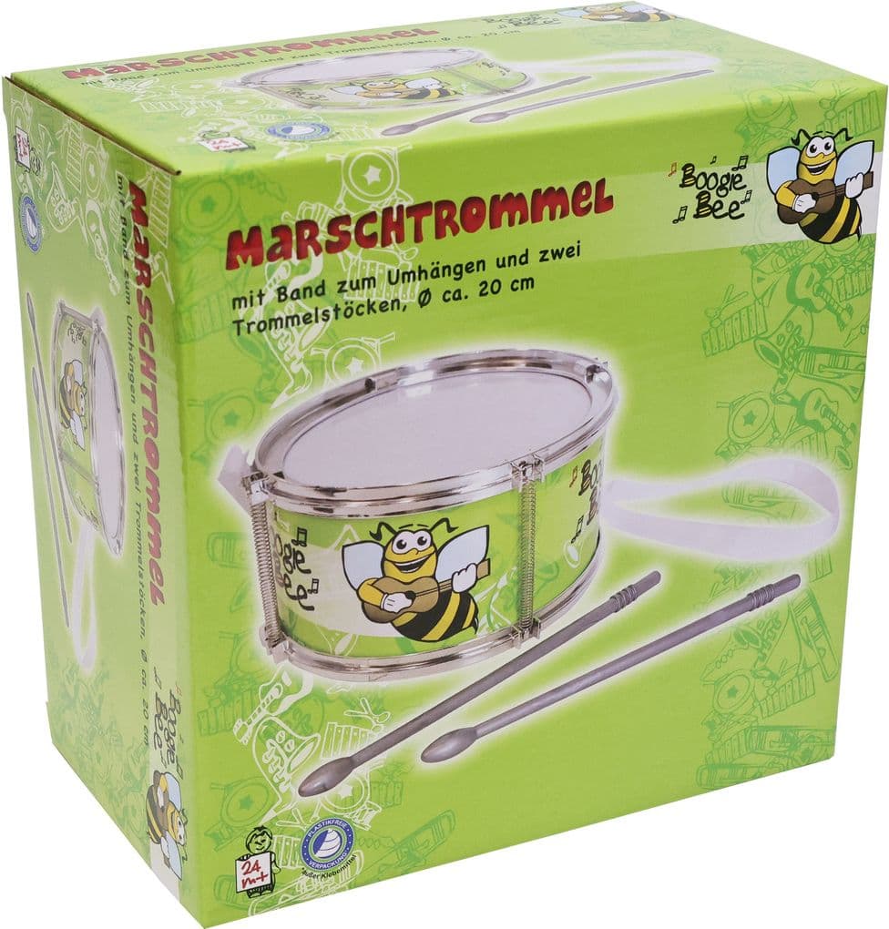 Boogie Bee Marschtrommel mit Trommelstöcke, #20 cm