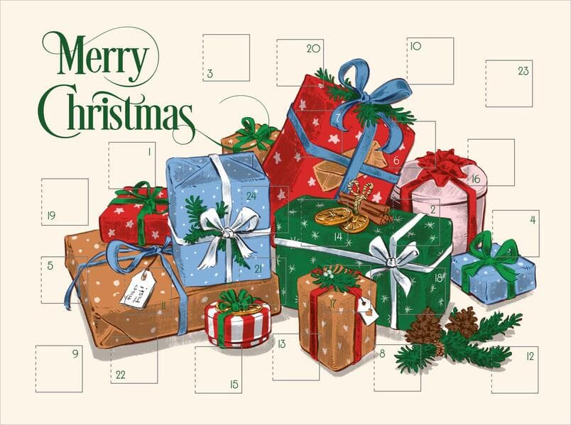 Mini-Adventskalender mit Umschlag Eine wunderschöne Weihnachtszeit - WWS