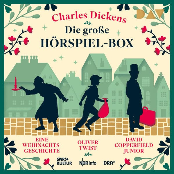 Die große Hörspiel-Box - Eine Weihnachtsgeschichte, Oliver Twist, David Copperfield Junior, 4 Audio-