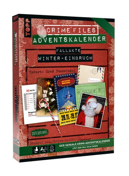 Crime Files - Fallakte: Winter-Einbruch. Der geniale Krimi-Adventskalender