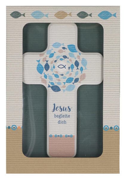 Jesus begleite dich. Kinderholzkreuz
