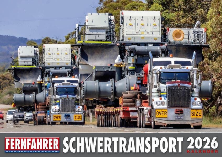 Schwertransporter Kalender 2026