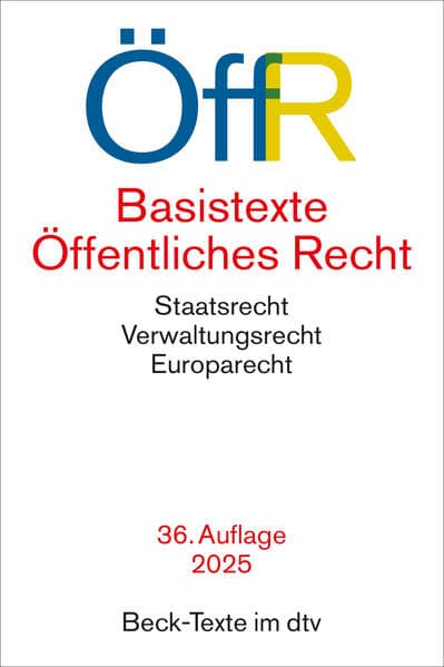Basistexte Öffentliches Recht. ÖffR