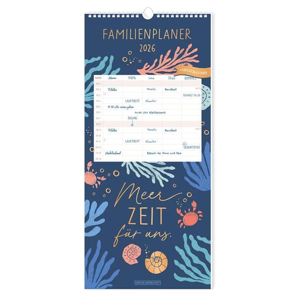 Familienplaner 2026 Meer Zeit für uns