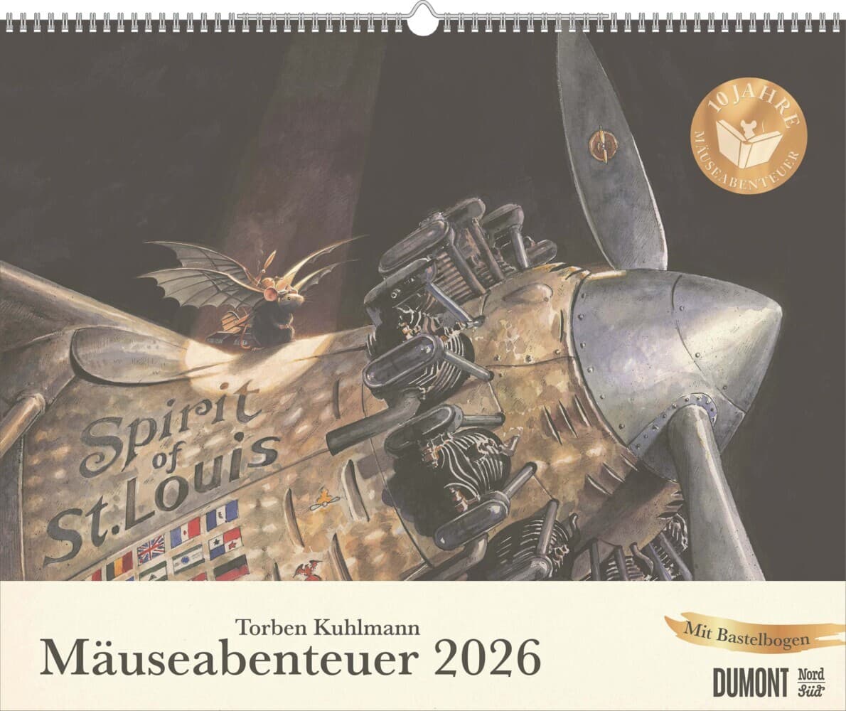 DUMONT - Mäuseabenteuer 2026 - Kinder-Wandkalender Querformat 52 x 43 cm - Mit Illustrationen aus Li
