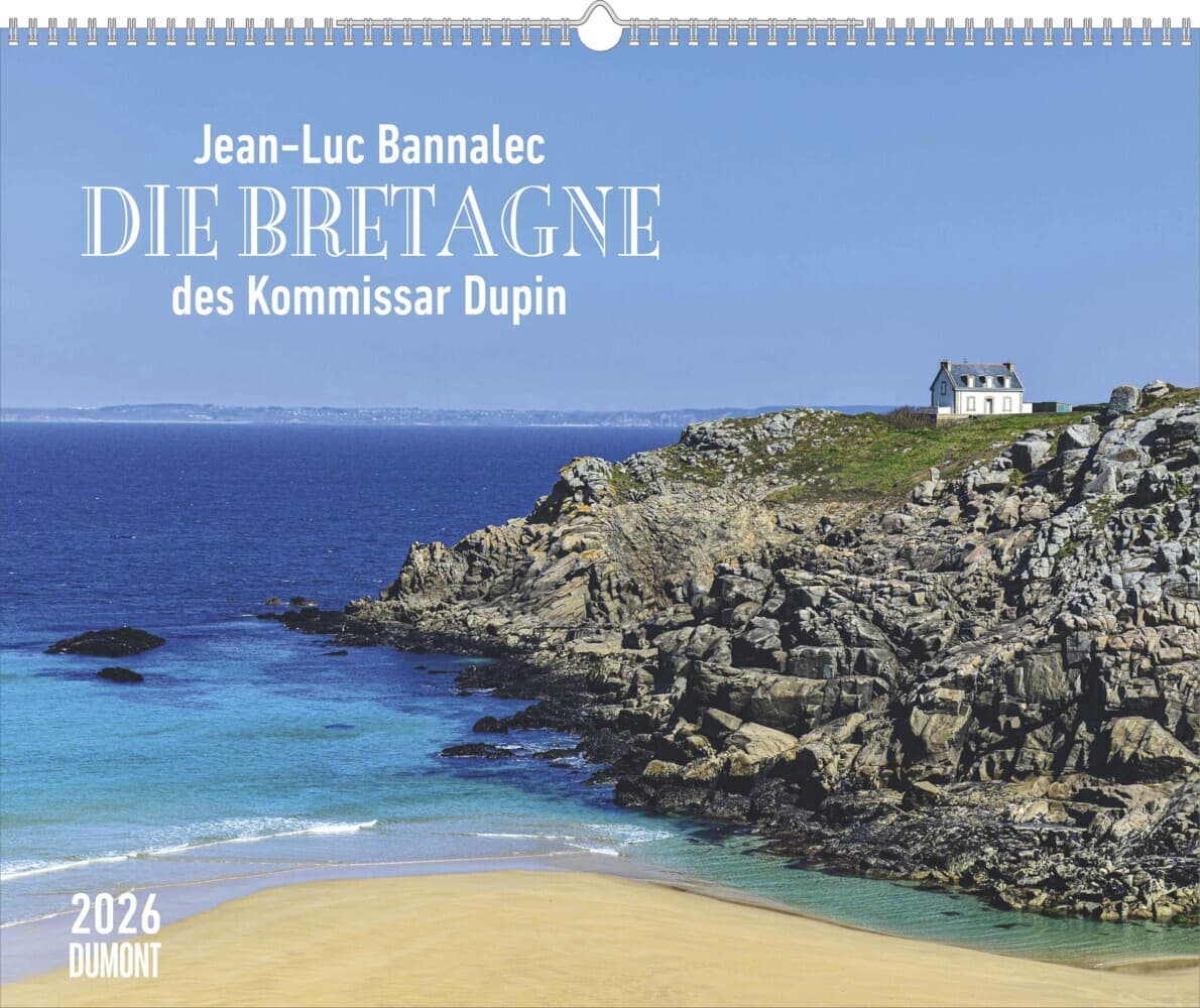 DUMONT - Jean-Luc Bannalec: Die Bretagne des Kommissar Dupin 2026 - Wandkalender 52x43 cm mit 12 Fot