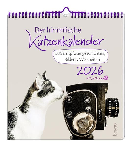 Der himmlische Katzenkalender 2026