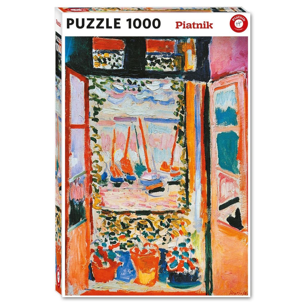 Matisse - Offenes Fenster in Collioure - 1000 Teile Puzzle