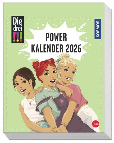 Die drei !!! Tagesabreißkalender 2026