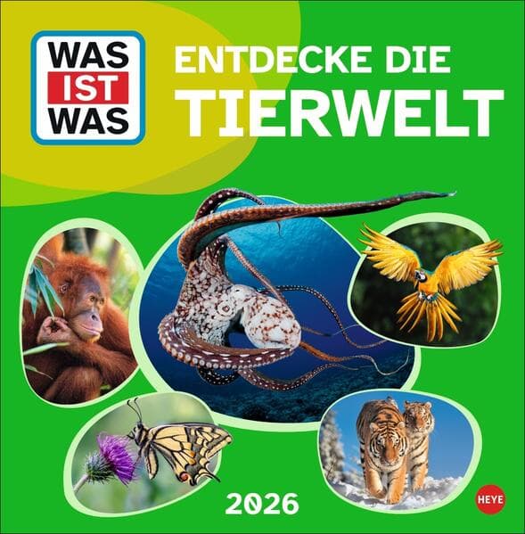 WAS IST WAS Tierwelt Broschurkalender 2026