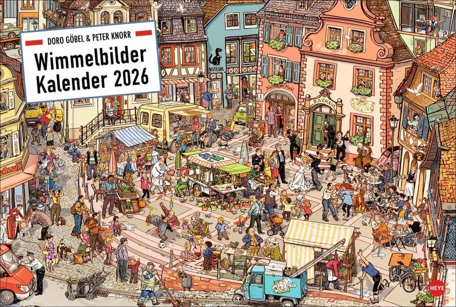 Göbel & Knorr Wimmelbilder Edition Kalender 2026