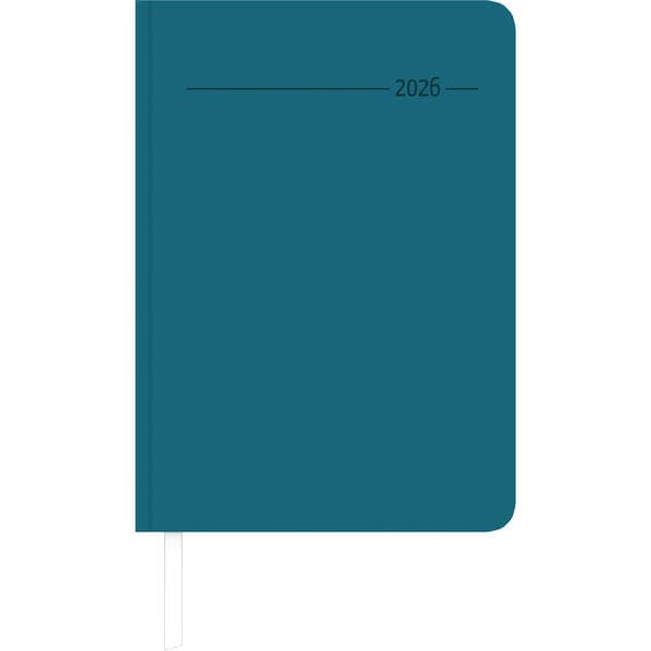 Zettler Wochenplaner Tucson türkis A5 128 Seiten 2026 - Wochenkalender 15 × 21 cm, 1 Woche/2 Seiten,