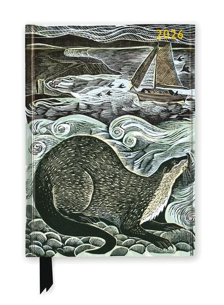 Angela Harding - Shetland Otter und der Gesang des Windes - Tischkalender 2026