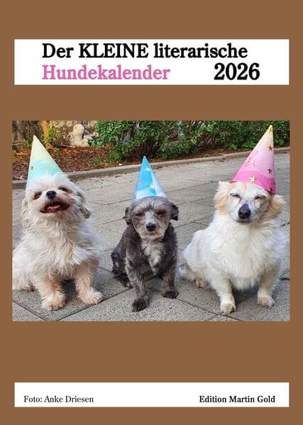 Der KLEINE literarische Hundekalender 2026