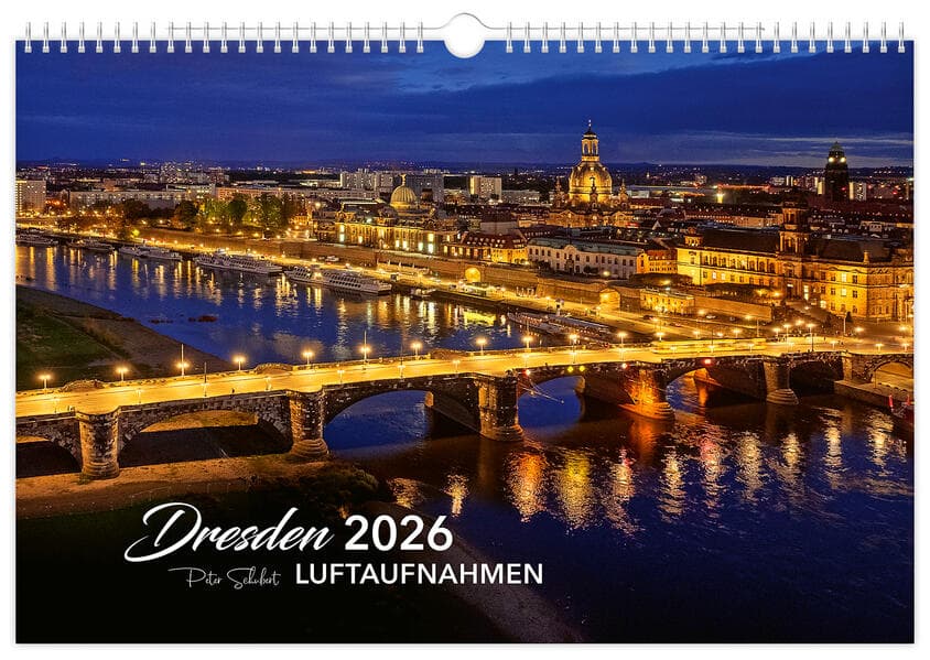 Kalender Dresden Luftaufnahmen 2026