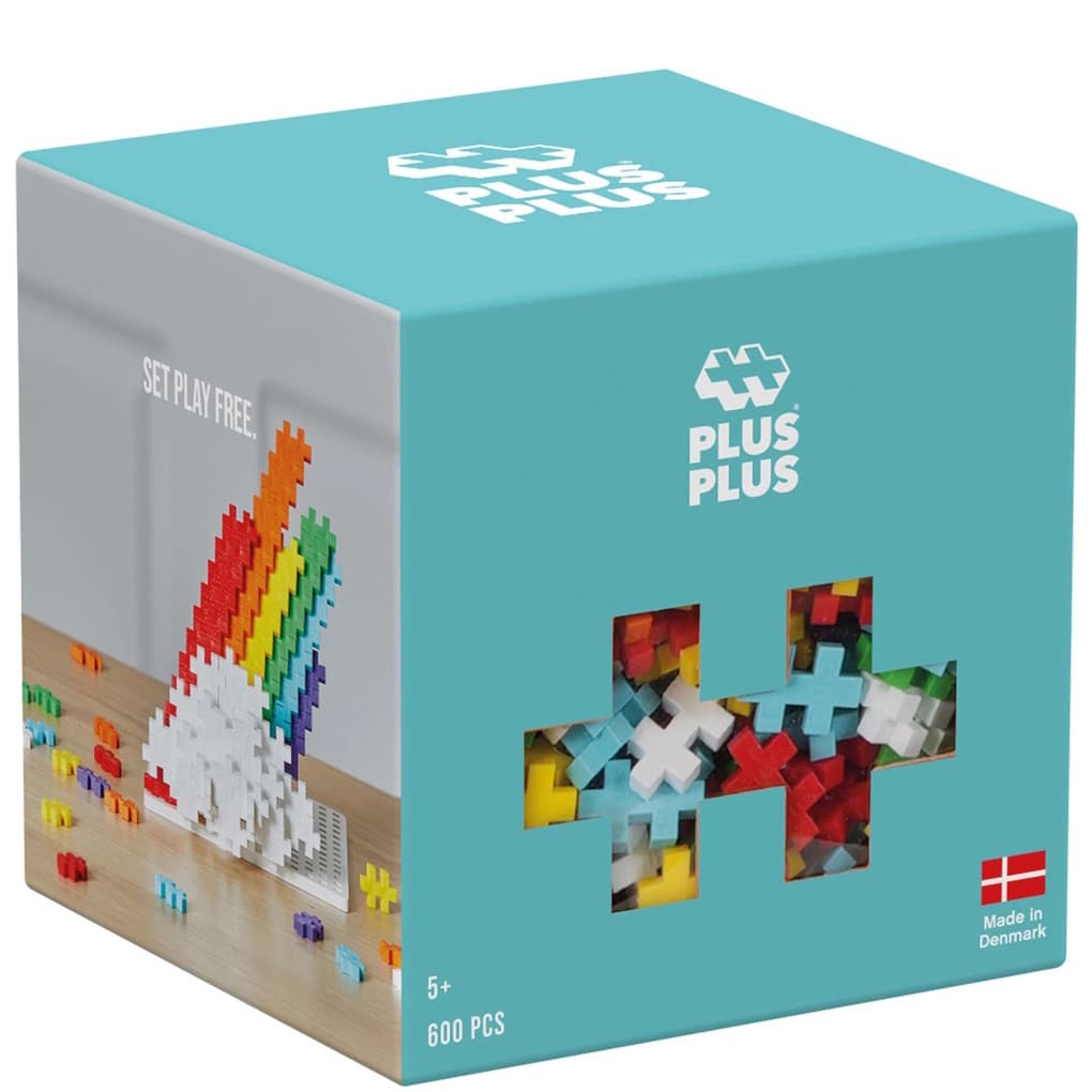 Plus-Plus - 600 Kreativ Bausteine Regenbogen