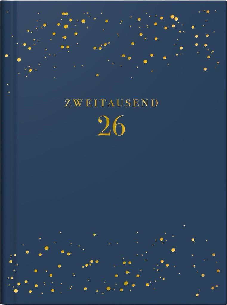 rido/idé 7013603026 | Taschenkalender Young Line Mini 2026 "Starry Night" | A6, Kunstleder
