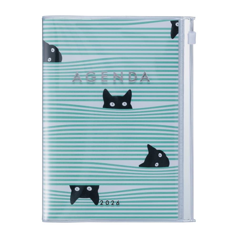 MARK'S 2025/26 Taschenkalender, A6 Cats // Mint