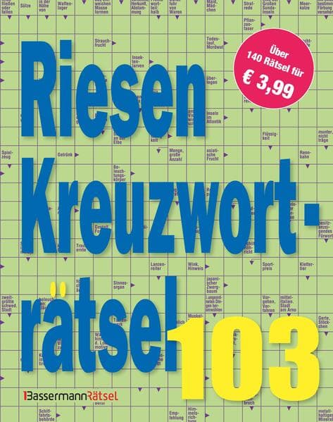 Riesen-Kreuzworträtsel 103