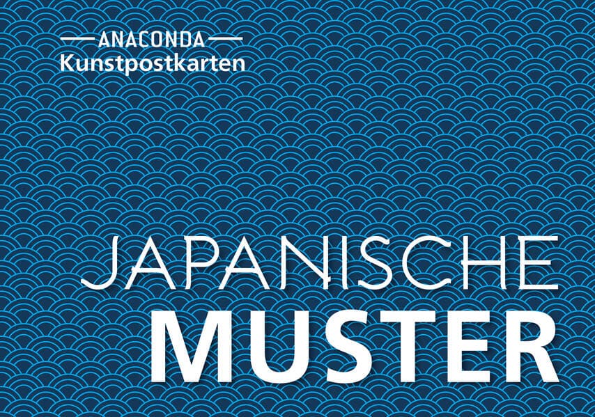 Postkarten-Set Japanische Muster