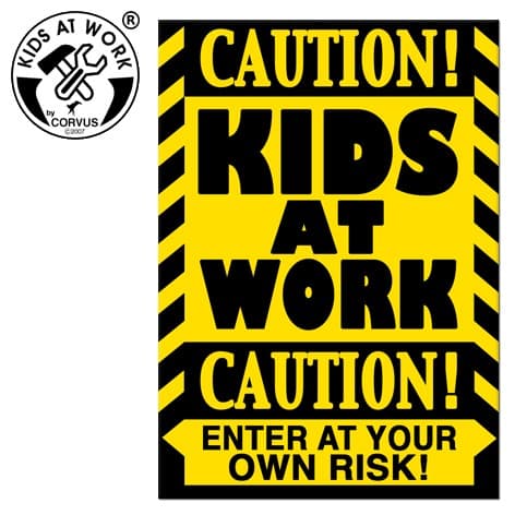 Corvus A750415 - Kids at work Postkarte 15x10,5cm