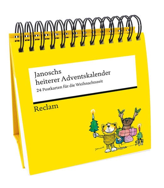 Janoschs heiterer Adventskalender. 24 Postkarten für die Weihnachtszeit (Advents-Postkartenaufsteller)
