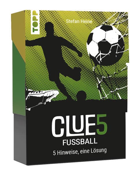 CLUE5 #Fußball. 5 Hinweise, nur eine Lösung. Das Trend-Quiz für deine Tasche