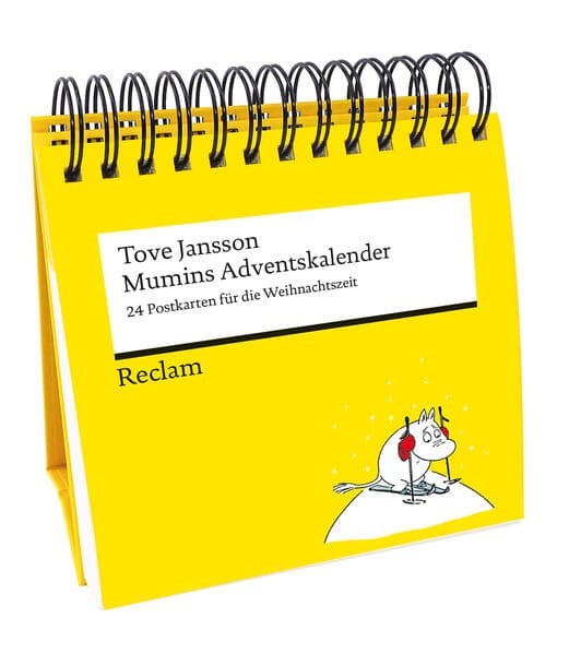 Mumins Adventskalender. 24 Postkarten für die Weihnachtszeit (Advents-Postkartenaufsteller)