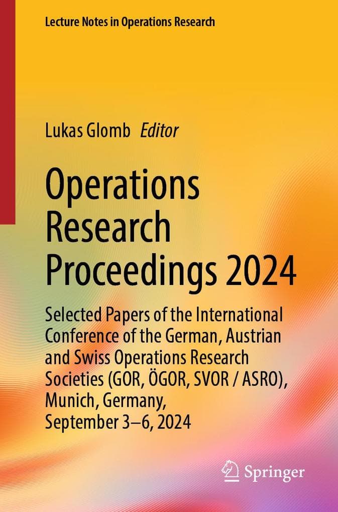 Operations Research Proceedings 2024
