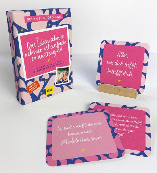 Das Leben schwer nehmen ist einfach zu anstrengend - Das Kartenset zum SPIEGEL Bestseller