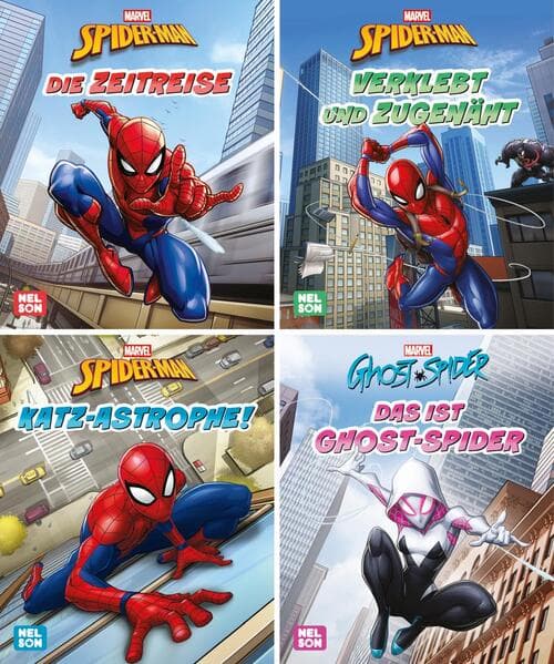Nelson Mini-Bücher: MARVEL 4er Spider-Man 1-4