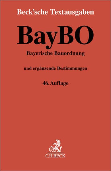 Bayerische Bauordnung. BayBO