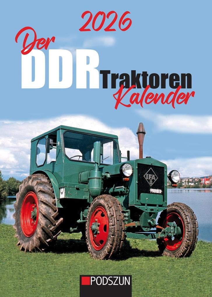 Der DDR Traktoren Monatskalender 2026