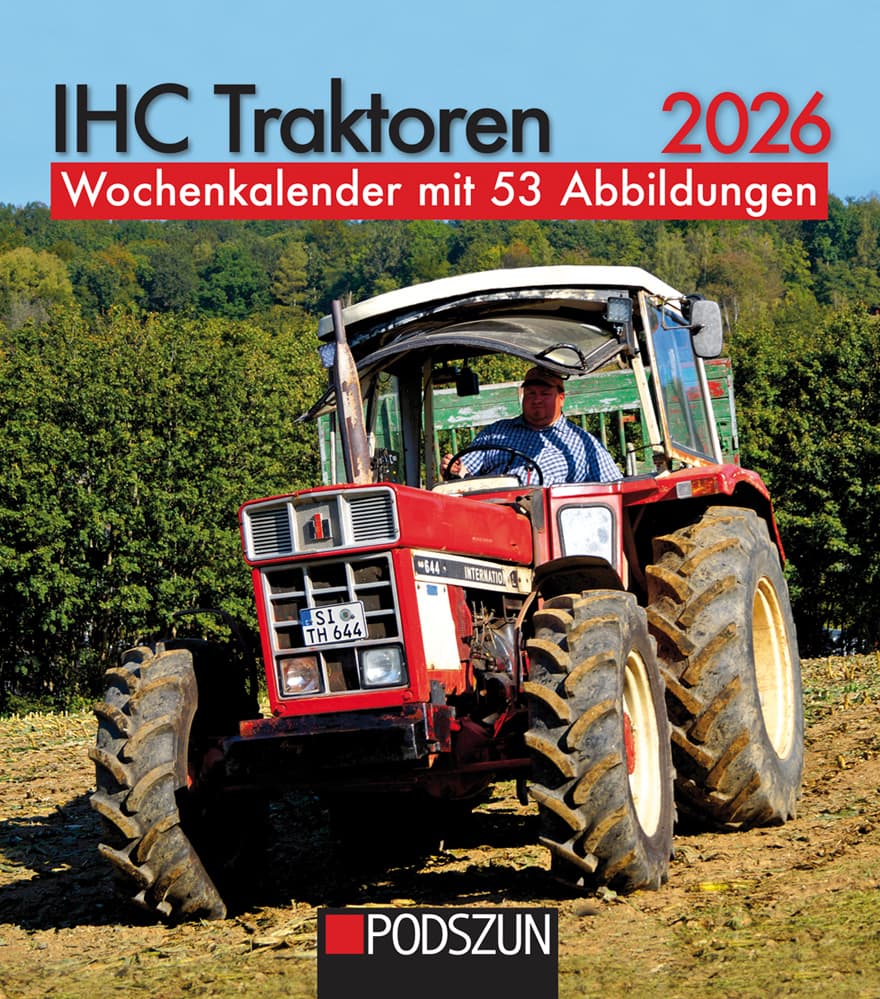 IHC Traktoren 2026 Wochenkalender