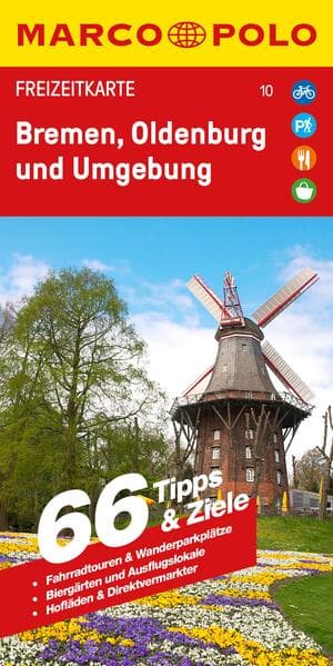 MARCO POLO Freizeitkarte 10 Bremen, Oldenburg und Umgebung 1:100.000