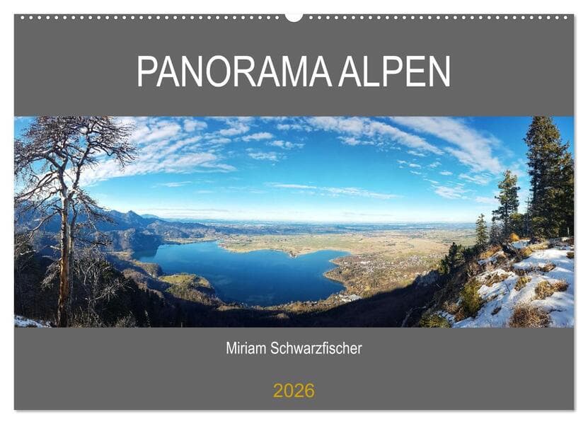 Panorama Alpen (Wandkalender 2026 DIN A2 quer), CALVENDO Monatskalender
