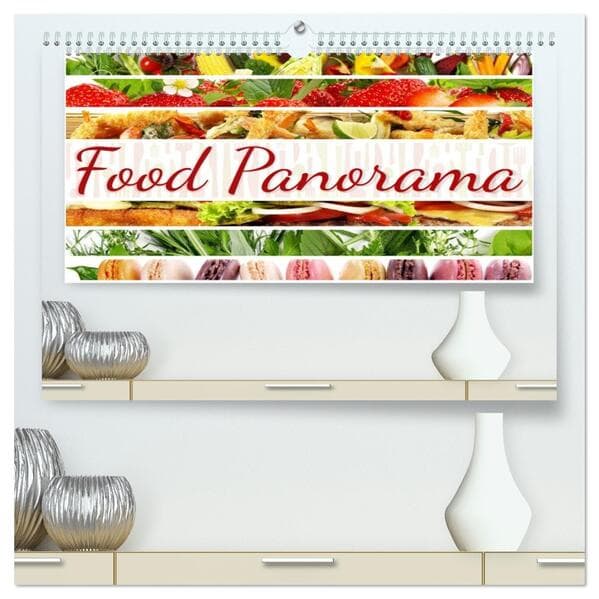 Food Panorama - Küchenkalender 2026 (hochwertiger Premium Wandkalender 2026 DIN A2 quer), Kunstdruck in Hochglanz