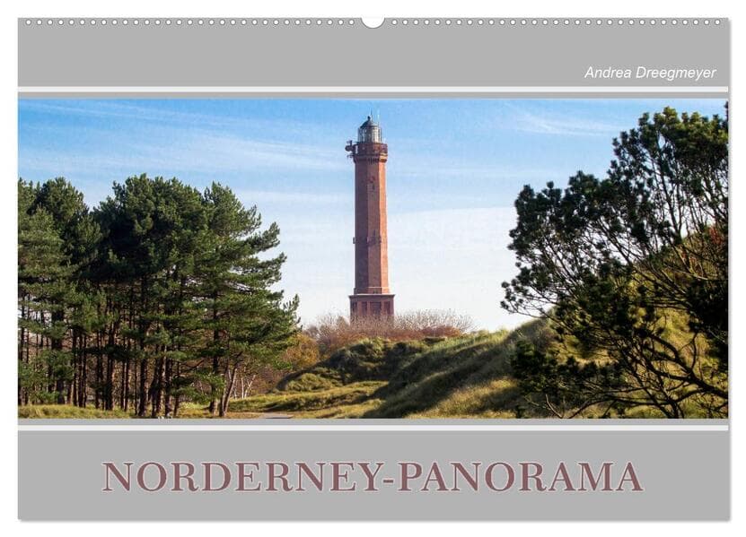 Norderney-Panorama (Wandkalender 2026 DIN A2 quer), CALVENDO Monatskalender