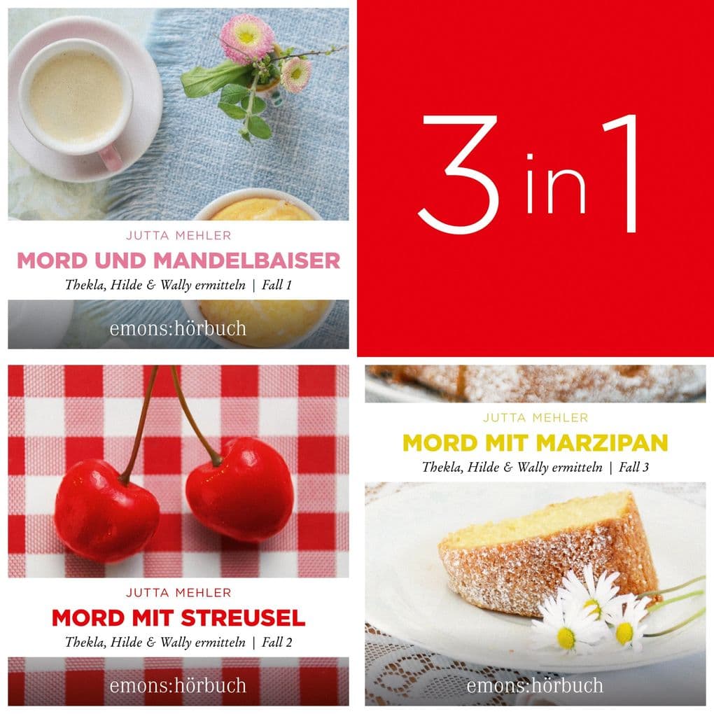 Die große Thekla, Hilde & Wally Box - Mord und Mandelbaiser, Mord mit Streusel, Mord mit Marzipan - Thekla, Hilde, Wally