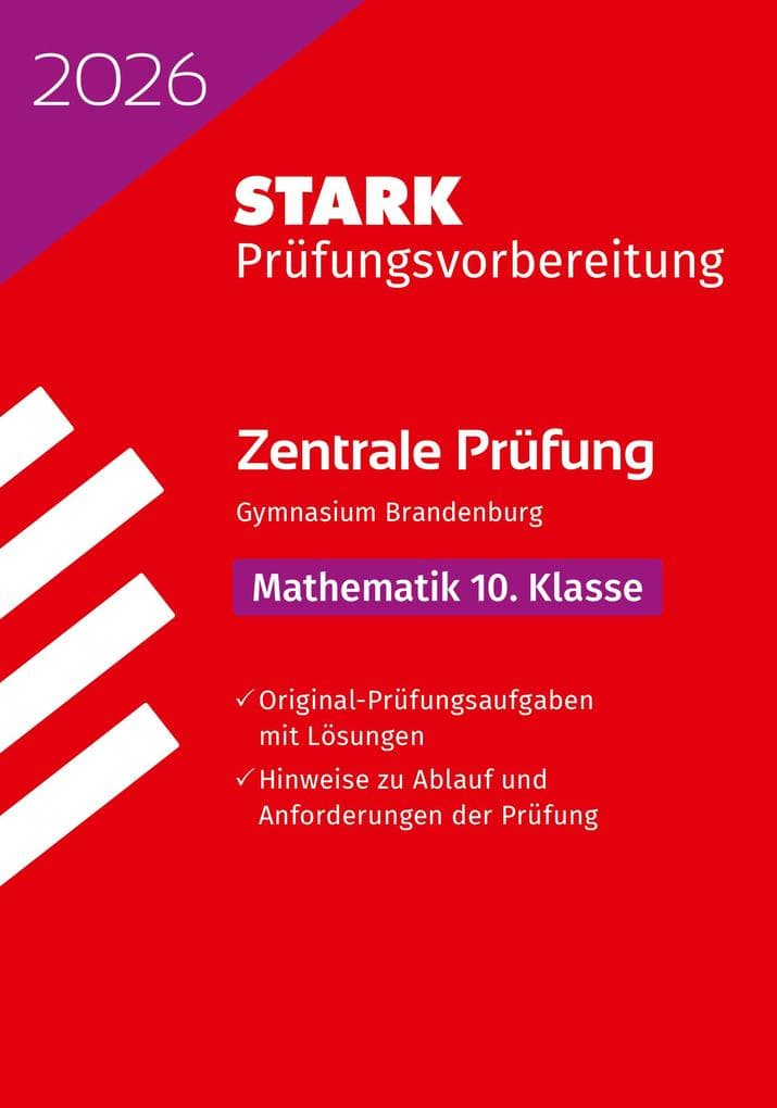 STARK Mathematik 10. Klasse - Zentrale Prüfung Gymnasium 2026 Brandenburg - Prüfungsvorbereitung