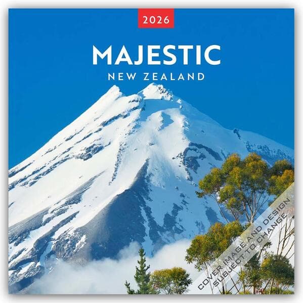Majestic New Zealand - Neuseeland 2026 - Wandkalender