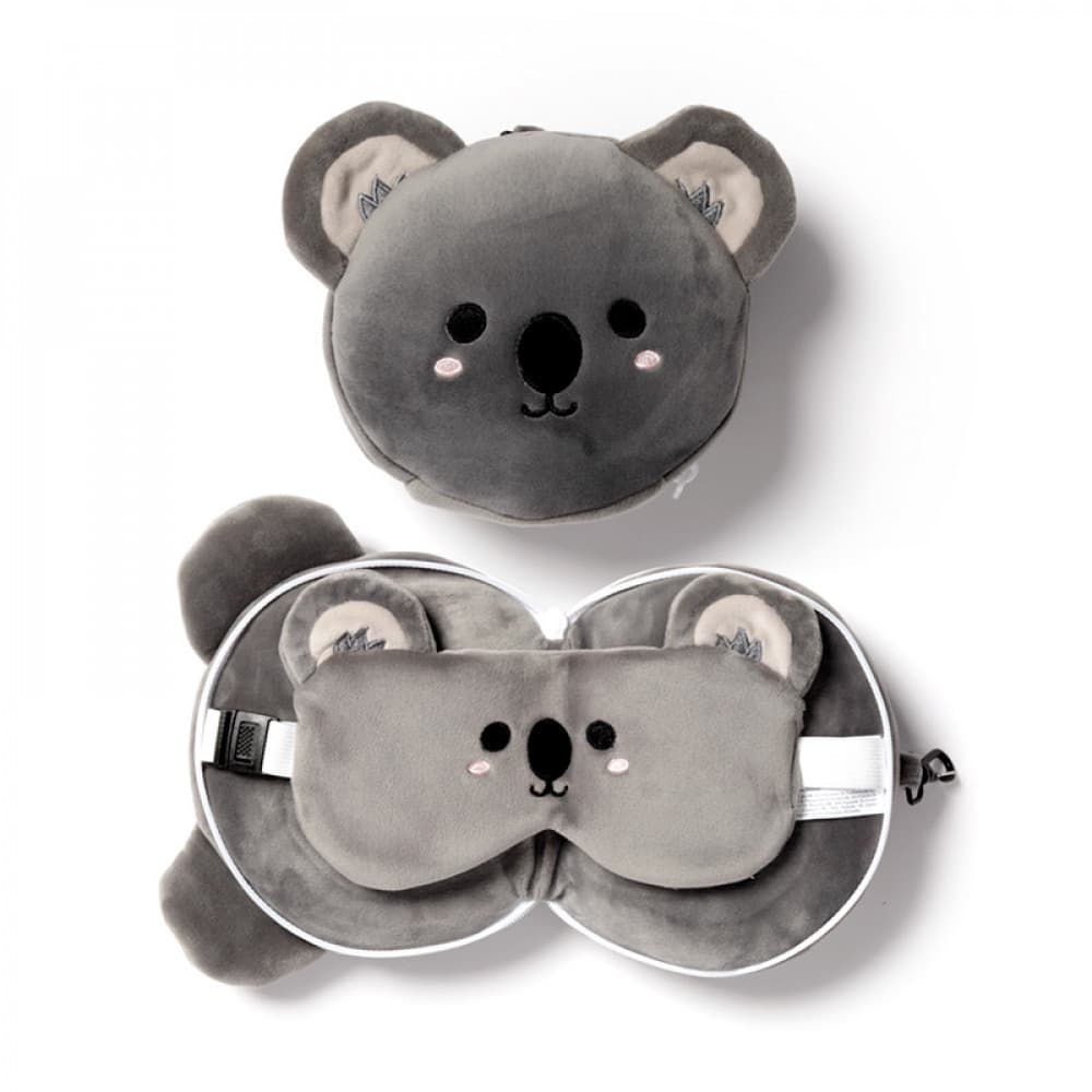 Relaxeazzz Koala Ado Reisekissen mit Augenmaske