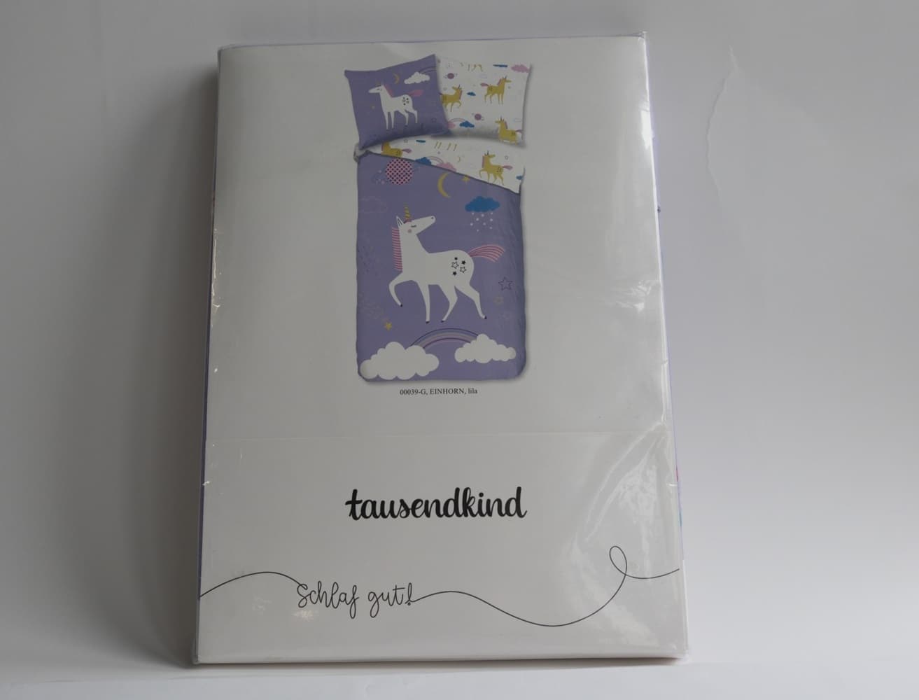 Bettwäsche EINHORN (135x200) in flieder