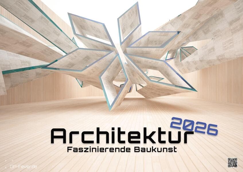 Architektur - faszinierende Baukunst - 2026 - Kalender DIN A2