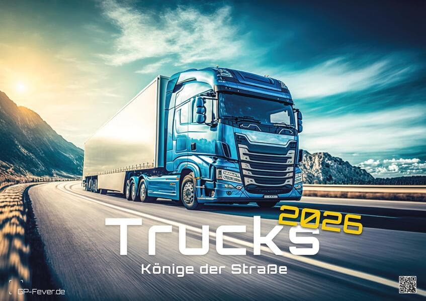 Trucks - Könige der Straße - LKW - 2026 - Kalender DIN A2