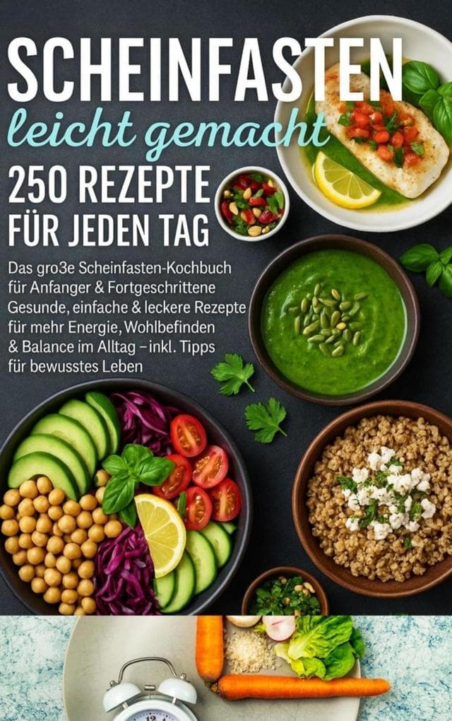 Scheinfasten leicht gemacht - 250 Rezepte für jeden Tag:Das große Scheinfasten-Kochbuch für Anfänger & Fortgeschrittene