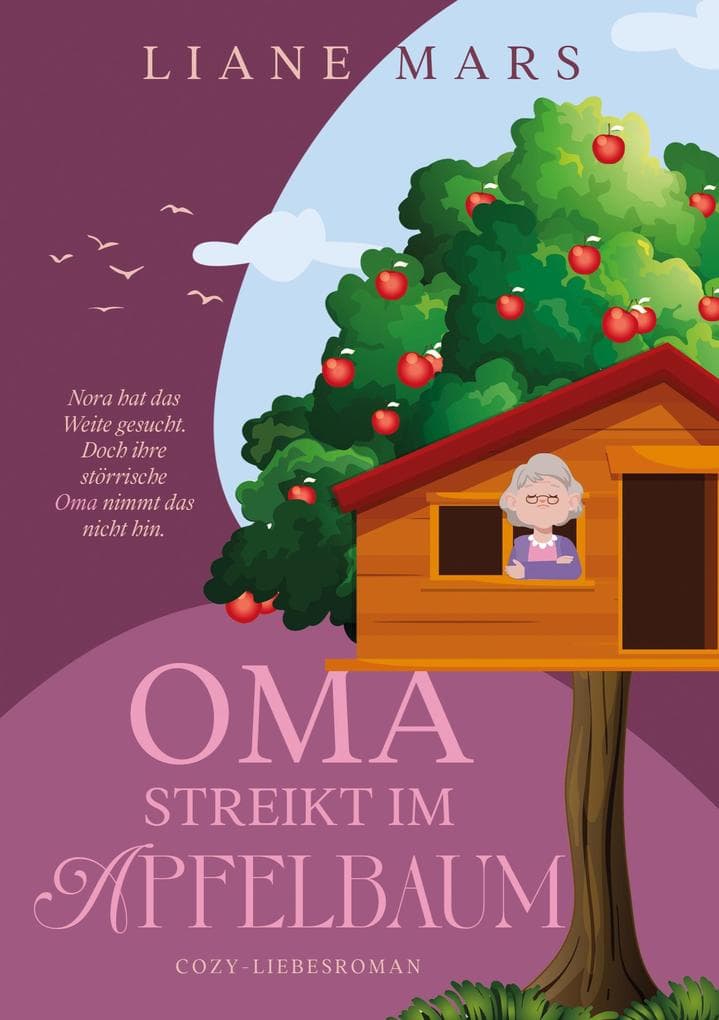 Oma streikt im Apfelbaum